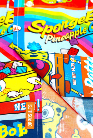 Hawaïaans overhemd met SpongeBob-granendoosprint