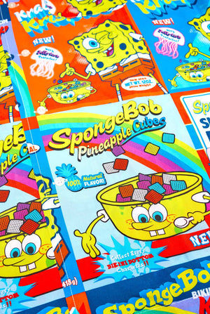 Hawaïaans overhemd met SpongeBob-granendoosprint