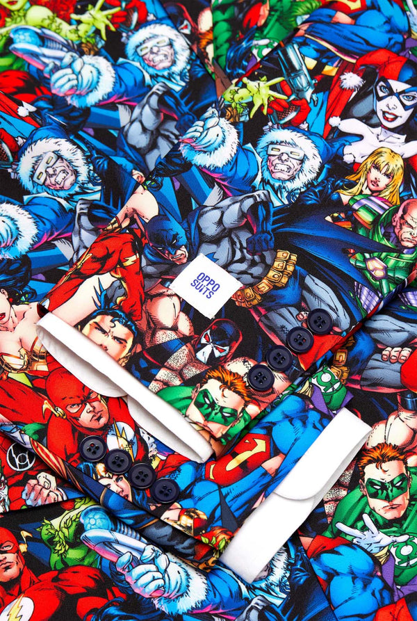 Herenpak met DC Super Heroes-print, close-up