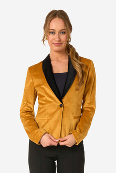 Womens Dinner Jacket - Gold
