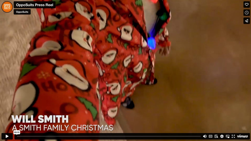 Will Smith draagt OppoSuits Kerstpak