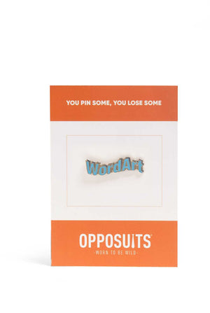 Verpakking van Word Art Pin