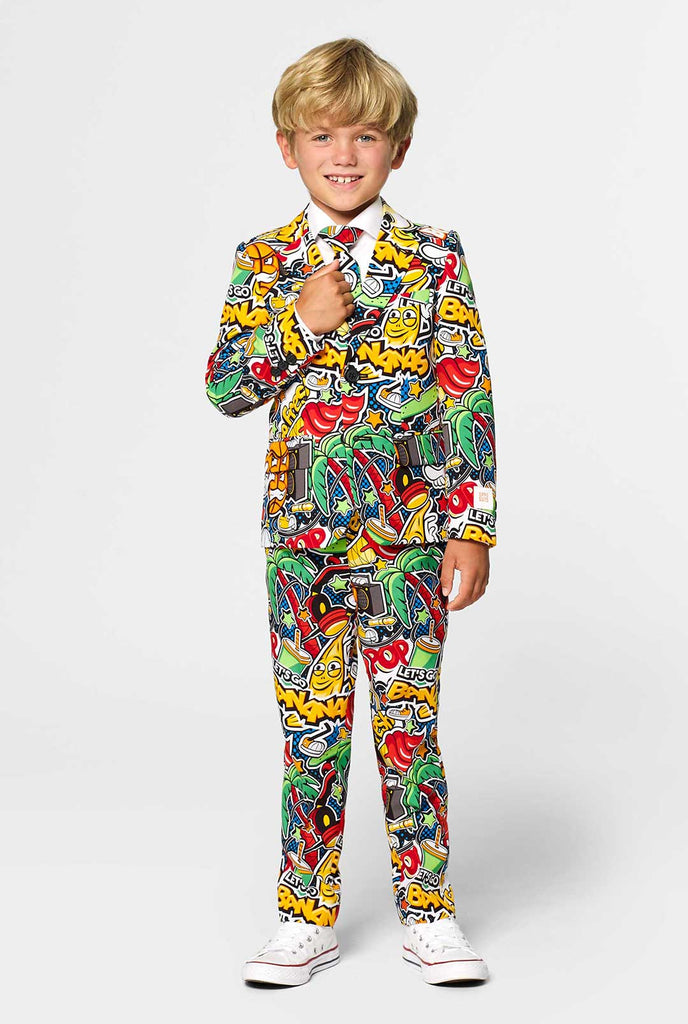 Crazy Retro Funny Boys Pak Street Vibes Dragen door Boy