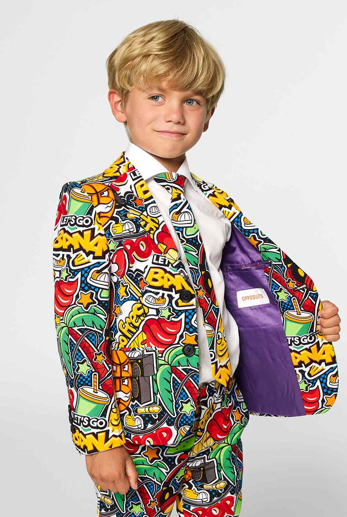 Crazy Retro Funny Boys Pak Street Vibes Dragen door Boy