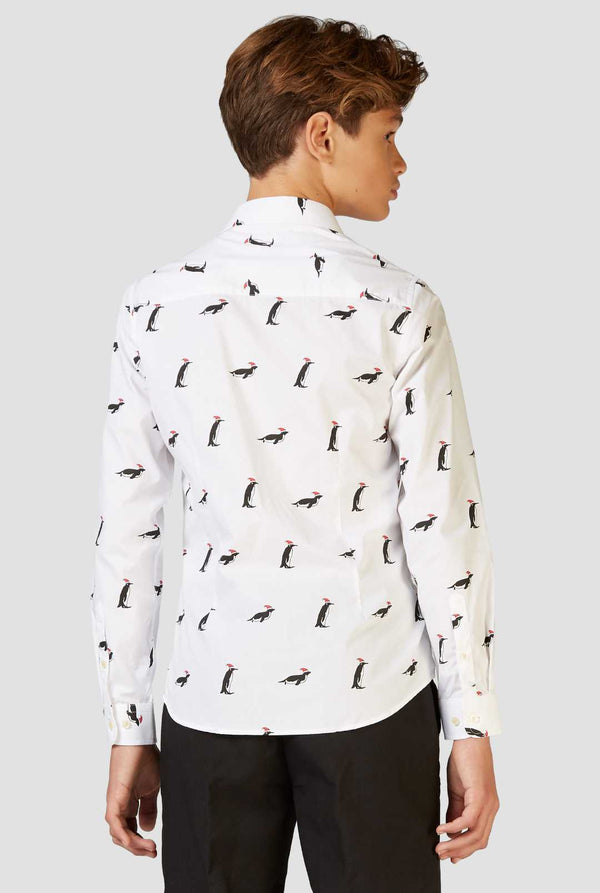 OppoSuits Kerstoverhemd voor tieners