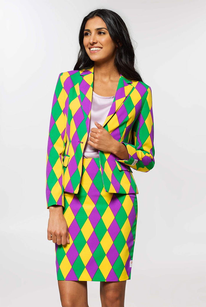 opposuits Harlequeen Dames Pak Outlet Online Kleding