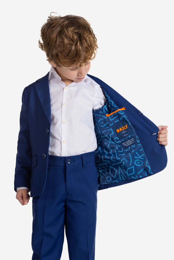 Jongen in blauw OppoSuits Daily kinderpak